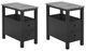 Millennium® by Ashley® Ezmonei 2-Piece Black/Gray Living Room Table Set-0