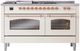 Ilve® Nostalgie II Series 60" Antique White Pro Style Dual Fuel Range-1