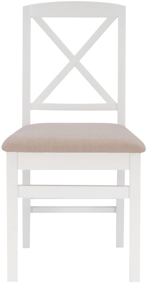 Linon Torino 2-Piece White X-Back Dining Chair-2