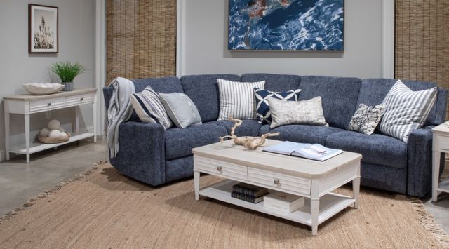 Magnussen Home® Echo Isles Driftwood and Sea Pearl Rectangular Sofa Table-1