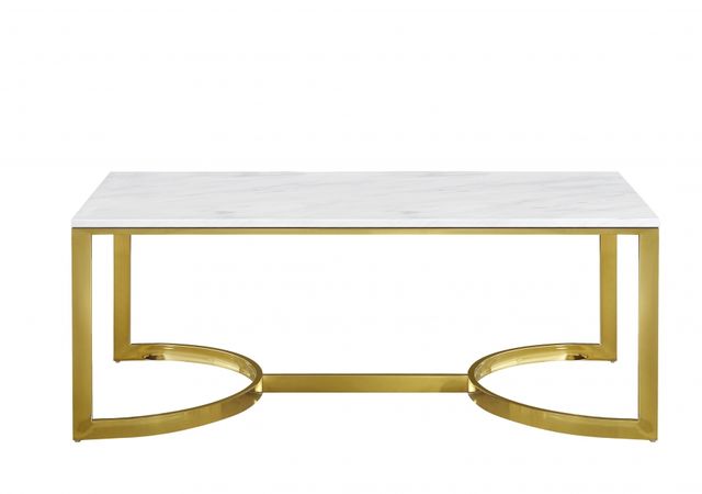 Meridian Furniture London Gold End Table
