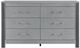 Global Furniture USA Logan Silver Dresser -1
