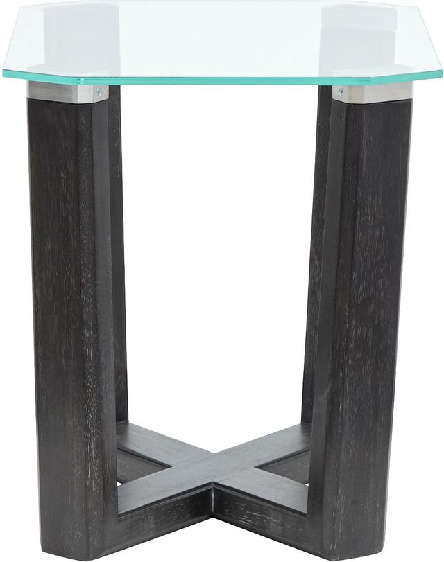 Magnussen Home® Wexler Black Truffle Rectangular End Table-2