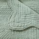 Olliix by Madison Park Tuscany Seafoam Oversized Quilted Throw with Scalloped Edges-5