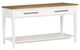 Legacy Classic Jasper Toasted Coconut Sofa Table with Natural White Base-0