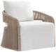 Bernhardt Customizable Trellis Bernhardt Exteriors Fabric/Rope Outdoor Swivel Chair-0