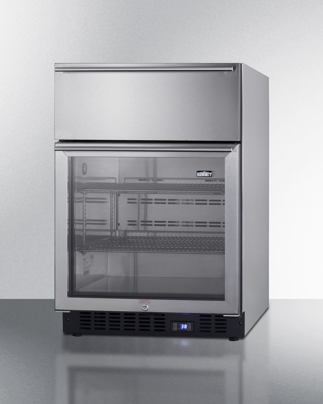 Summit® 24" 4.8 Cu. Ft. Built-In Commercial Beverage Refrigerator-1