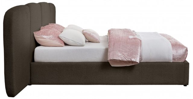 Meridian Furniture Shiloh Brown Queen Upholstered Panel Bed-2