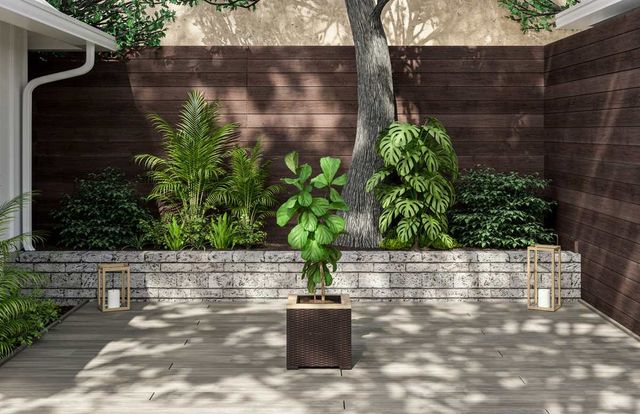 homestyles® Palm Springs Brown Outdoor Planter-2
