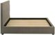Coaster® Delsea Light Brown Queen Upholstered Platform Panel Bed-3