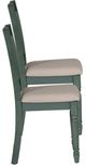 Powell® Willow Beige/Teal Blue Dining Side Chair-4