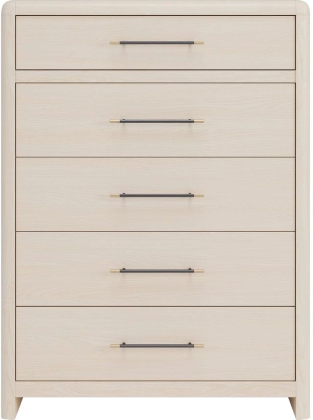 Modus Furniture Wallen White Sand 5-Drawer Chest-1