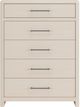 Modus Furniture Wallen White Sand 5-Drawer Chest-2