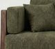 International Furniture Direct Roots Brown/Olive Loveseat-2