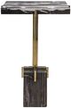 Uttermost® Rowman Woodtone End Table with Gold Base-3