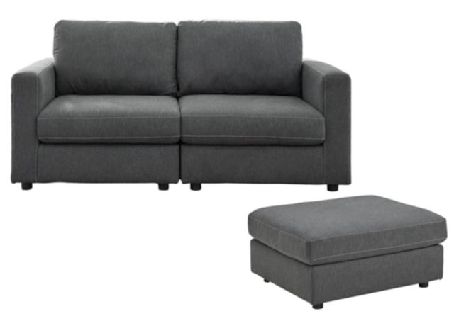 Signature Design by Ashley® Candela 2-Piece Charcoal Living Room Seating Set-0
