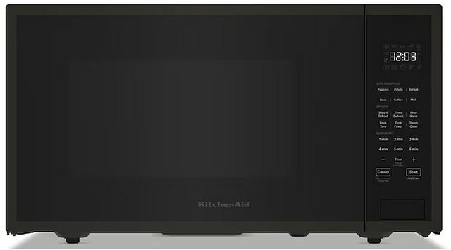 KitchenAid® 1.6 Cu. Ft. Black Stainless Steel with PrintShield™ Finish Countertop Microwave-0