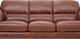 Leather Italia™ Georgetowne Tatum Brown Sofa-1