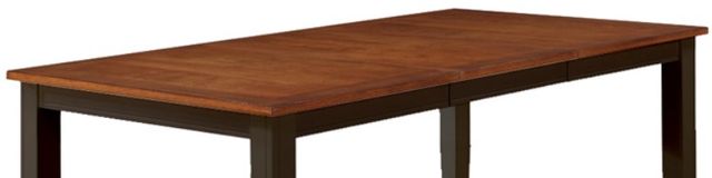 American Wholesale Furniture Black/Cherry 38" Dining Table-1