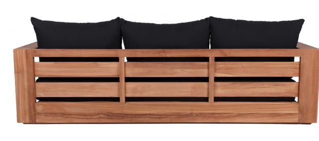 Meridian Furniture Tulum Black Fabric Outdoor Accent Sofa-3