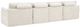 Signature Design by Ashley® Fannin 4-Piece Ivory Sectional with Ottoman-3