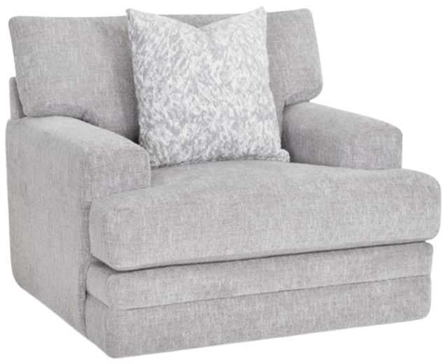 Franklin™ Sterling Matcha Nickel Swivel Chair-0