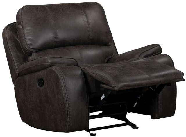 New Classic® Home Brookings Charcoal Manual Glider Recliner-3
