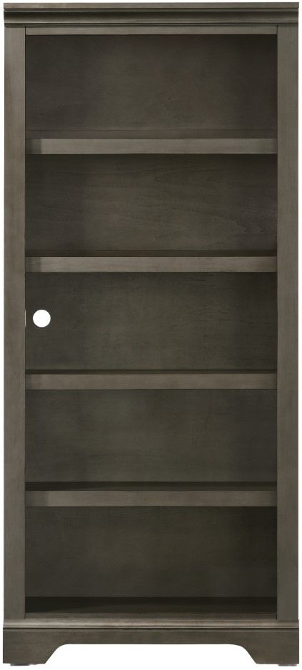 Intercon San Mateo Gray Bunching Bookcase-2