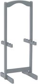 Linon Compass 5-Piece Gray Tray Table Set-3