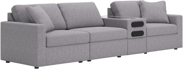 Signature Design by Ashley® Modmax 4-Piece Granite Modular Sectional with Audio Console-0