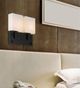 Cal® Lighting & Accessories Oberlin Dark Bronze/White Wall Lamp-3