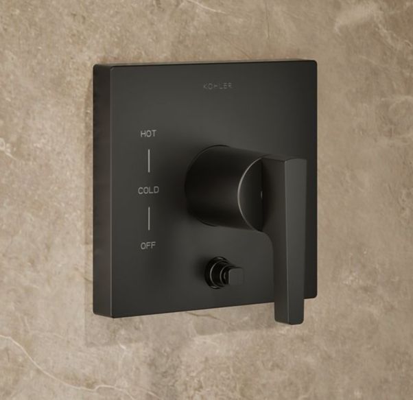 KOHLER® Honesty® Matte Black 2.5 GPM Showering Kit-3