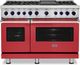Viking® 7 Series 48" San Marzano Red Pro Style Dual Fuel Liquid Propane Range with 12" Griddle-0