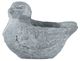 A & B Home Matte Gray Bird Planter-2
