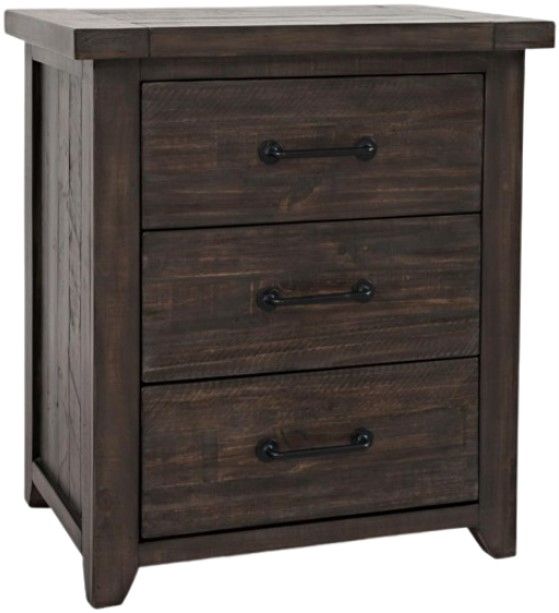 Jofran Inc. Madison County Barnwood Power Nightstand-0