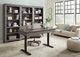 aspenhome® Caraway Aged Slate Open Bookcase-1