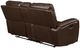New Classic® Home Furnishings Linton Brown Leather Console Loveseat with Dual Recliners-4