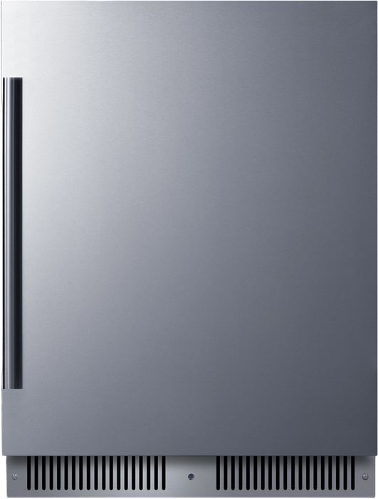Summit® 24" 3.1 Cu. Ft. Stainless Steel Built-In or Freestanding Under The Counter Refrigerator-0