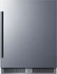 Summit® 24" 3.1 Cu. Ft. Stainless Steel Built-In or Freestanding Under The Counter Refrigerator-0