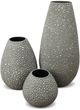 Le Present Drop Wide Lunar Grey 6" Vase-1