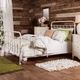 Furniture of America® Iria White Full Metal Bed-1