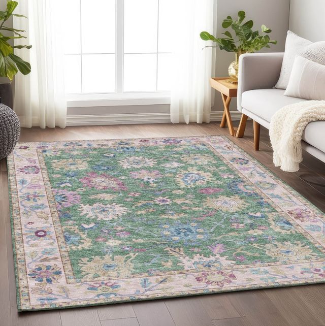 Dalyn™ Rug Company Hatay HY7 Lime 5'x8' Area Rug-4