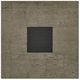 Elements International Jemma Gray Dining Table with Dark Espresso Base-3