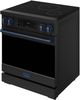Thor Kitchen® Gordon Ramsay Collection 30" Black Pro Style Induction Range with Tilt Panel Touch Control and Blue Trim-3
