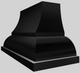 Vent-A-Hood® Designer Series 54" Black Wall Mounted Range Hood-1