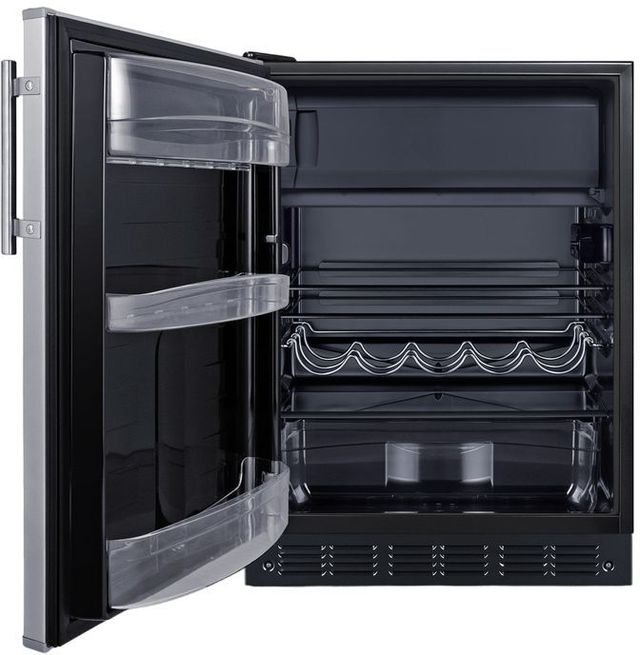 Summit® 4.9 Cu. Ft. Stainless Steel Under The Counter Refrigerator -1