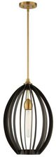 Uttermost® Darby Dark Bronze/Warm Brass Pendant-0