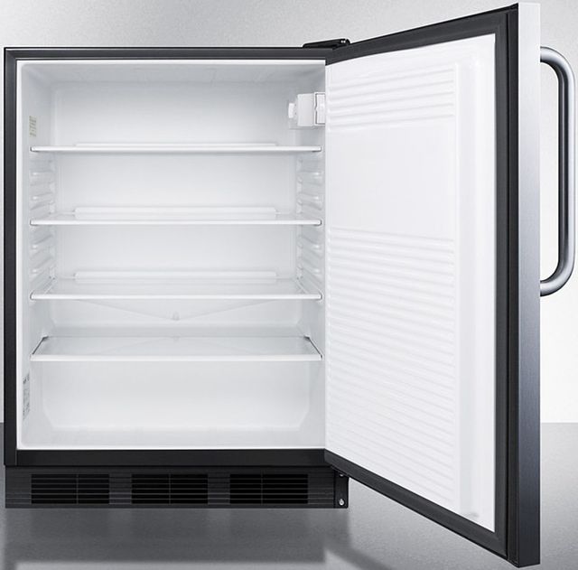 Accucold® by Summit® 5.5 Cu. Ft. Stainless Steel Under the Counter Refrigerator-2