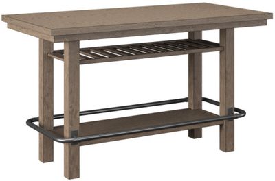 Emerald Home Benton Pecan Brown Bar Table Emerald Home Benton Pecan Brown Bar Table