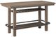 Emerald Home Benton Pecan Brown Bar Table-0
